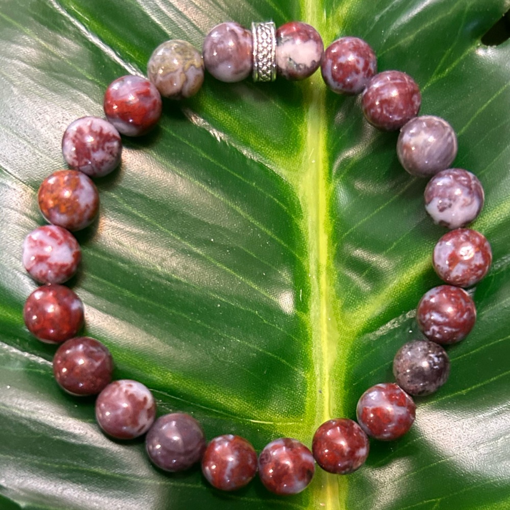 rare brecciated jasper healing bracelet